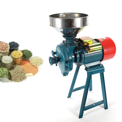 2200W Electric DIY Grinder Dry Feed/Flour Mill Cereals Grain Corn Wheat 220V