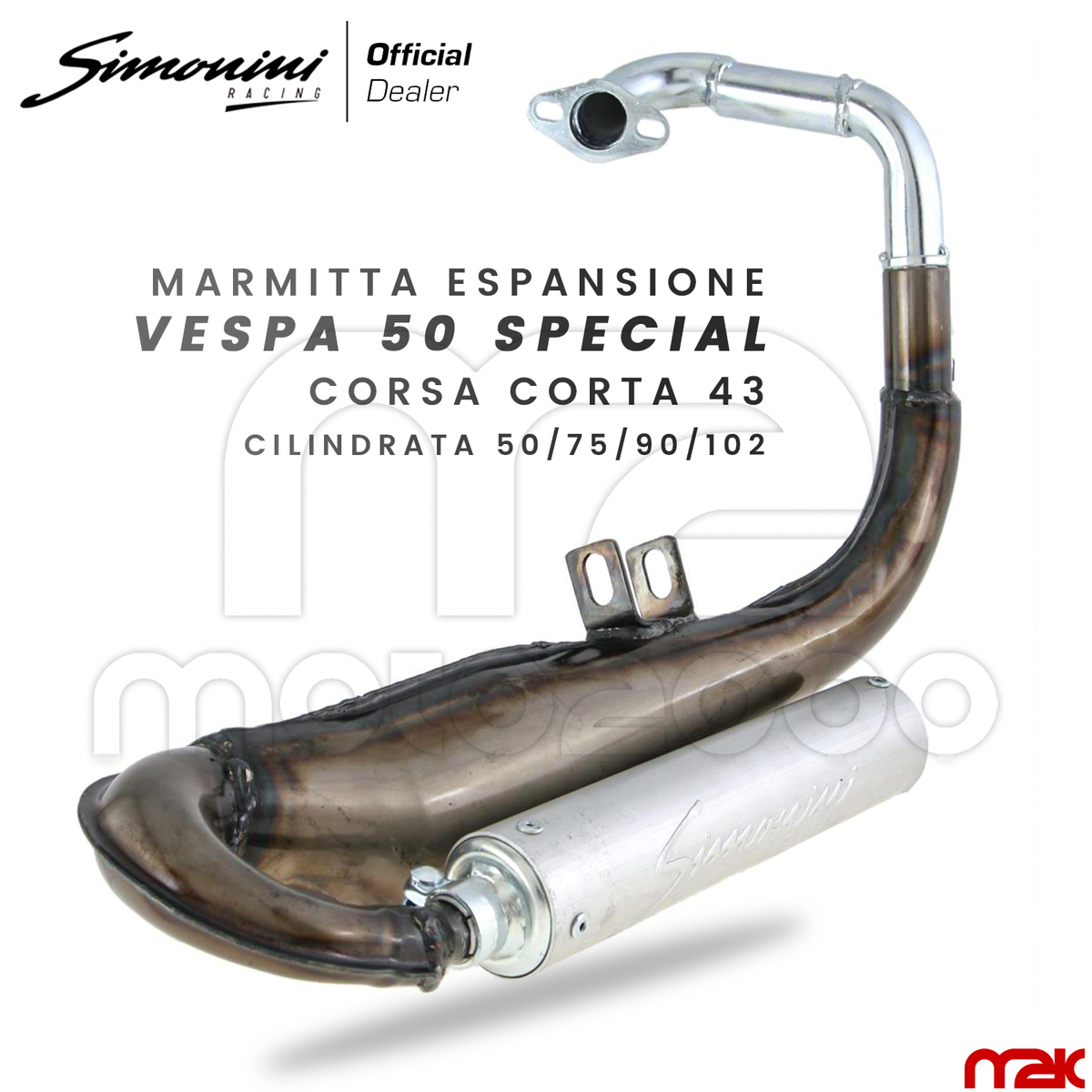 Marmitta Simonini Scooter Marmitta Leovinci Vespa Pk Simonini