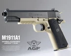 Academy Korea Full Size Spring Power Airsoft BB Blaster Replica Toy M1911A1 TAN