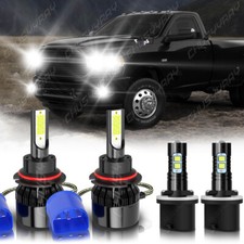 For Dodge RAM 1500 2500 3500 1995-2001 4x 9007 880 Headlights Fog Light Bulbs