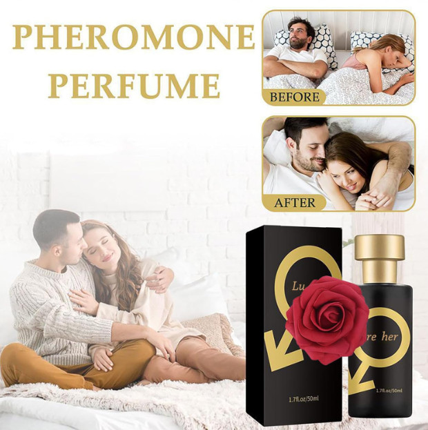 Lure Her Perfume for Men Golden Pheromone Cologne for Men Attract