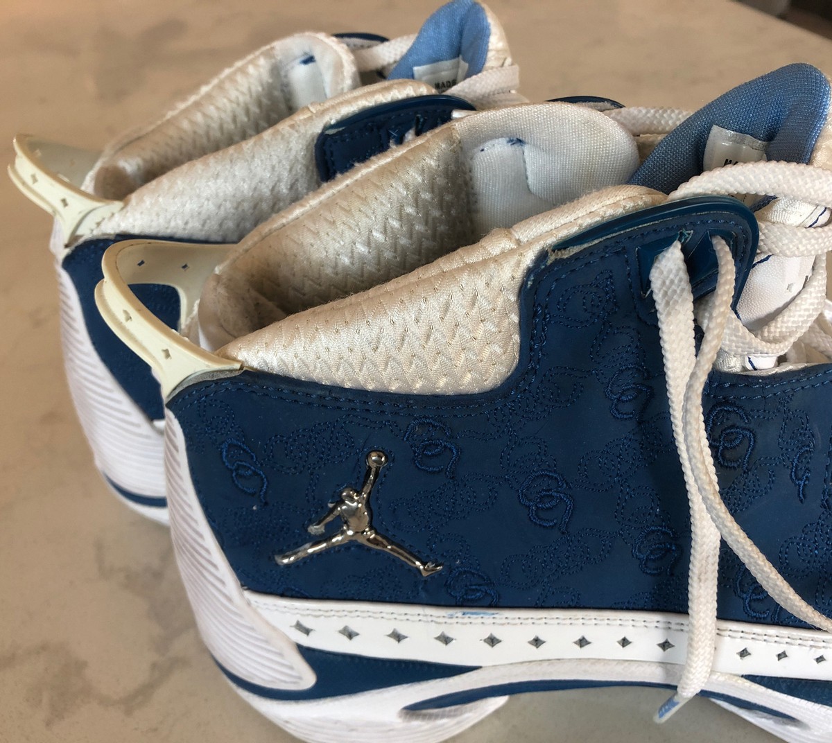 Nike AIR JORDAN 332294-101 Melo M5 Blue White MID-TOP