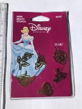 Plaid NEW DISNEY Princess BRASS STENCIL Create Embossed designs
