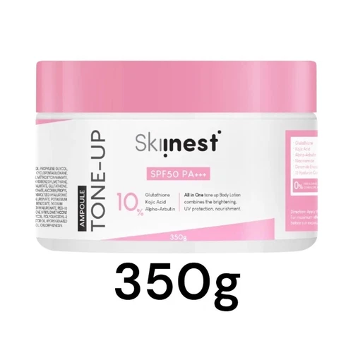 Skinnest Ultra Bright Pink Tone Up Ampoule Body Lotion SPF50 PA+++ 120g/350g