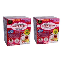 2 Boxes Gluta Berry 200000mg Drink PUNCH Collagen & Glutathione Whitening