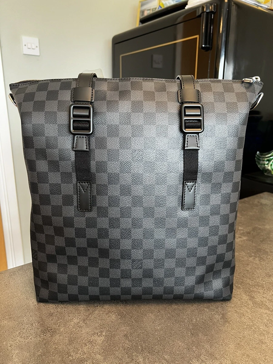 LOUIS VUITTON Graphite Skyline Damier Tote Bag