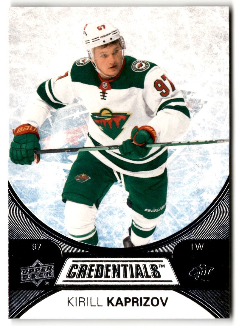 Kirill Kaprizov 2021-22 UD Credentials #12 Minnesota Wild | eBay