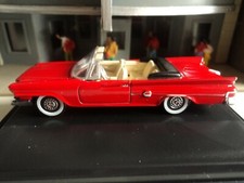 Oxford 1961 Chrysler 300 Convertible Red 187 Ho Diecast Car Oxford 1961 Chrysler 300 Convertible Red 187 Ho Diecast Car