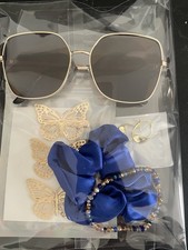 Accessories Bundle Bracelet Scrunchie Earrings Hair Clips Sunglasses Gift Set