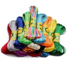 20m/Roll 2mm Chinese Knot Nylon Cord Thread Bracelet Braided String