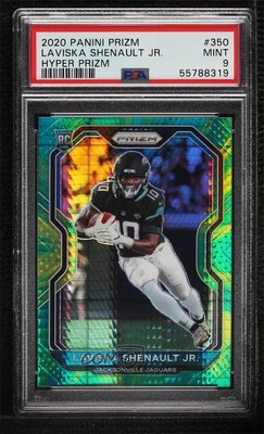 2020 Panini Prizm Hyper /175 Laviska Shenault Jr #350 PSA 9 MINT Rookie RC