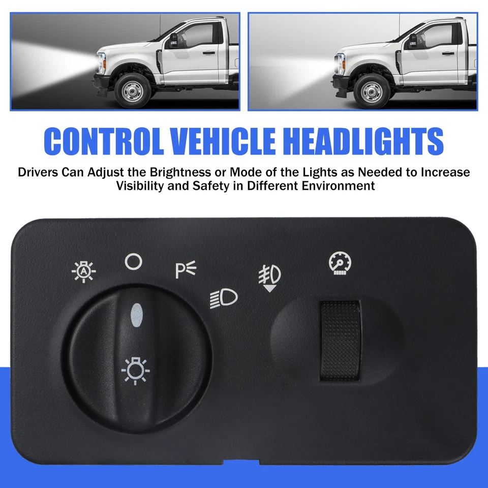 Novo interruptor de farol para 2002-2004 Ford F250 F350 F450 F550 2C3Z11654DAA  - Imagem 2 de 4