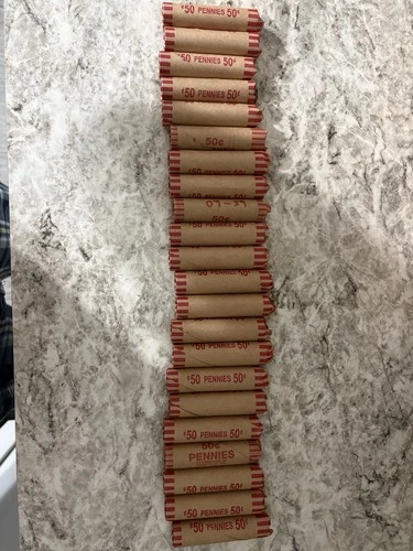 22 Rolls Of Wheat Pennies 1909-1958 Good For A Collector Fast Shipping P-d-s