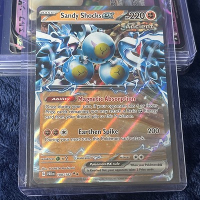 Sandy Shocks ex 108/182 Paradox Rift Illustration Rare Pokemon Karte Near Mint