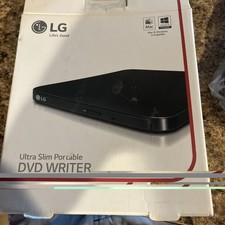 LG SP80NB80 Slim External DVD Writer   8X USB Drive for Writing  Playback