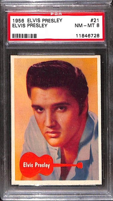 1956 Topps #21 Elvis Presley PSA 8 NM-MT 11846728
