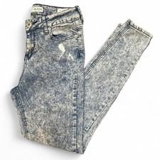 Vintage 80s 90s Guess Georges Marciano Acid Wash Skinny Jeans Sz 28 Perfect