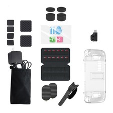 19X Crystal Case Screen Sticker Silicone Pad Tempered Film Bag For Steam Deck F