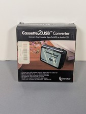 ClearClick Cassette2USB Converter Convert Cassette Tapes to MP3 WAV USB Digital