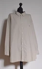 Polo Ralph Lauren Custom Fit Beige Button Down Shirt Pony Logo Mens Size 6X Big