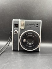 Fujifilm Instax Mini 40 Instant Camera Black and Silver Tested & Working 