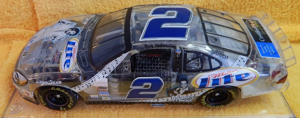 NASCAR Rusty Wallace #2 Elvis Presley EP25 1:24 прозрачная модель Ford Taurus LE 1/5k - Изображение 4 из 4