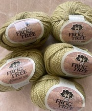 Lot of 5, Frog Tree MERIBOO, Merino Wool/Bamboo, 50gm/105yd, col#7046, Green
