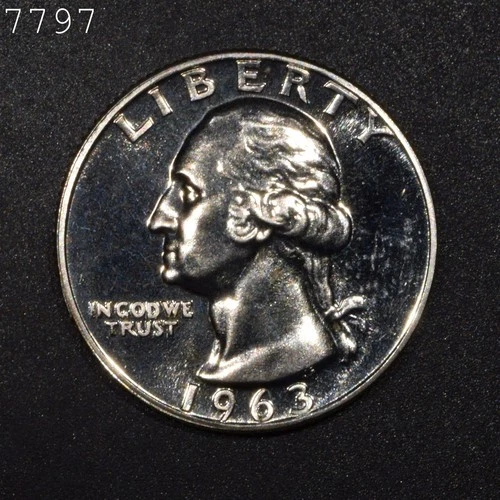 1963 Washington Silver Quarter "Proof" *Free S/H After 1st Item*