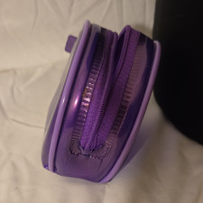 Est e Lauder Purple Plastic Case with Zipper, Made in China