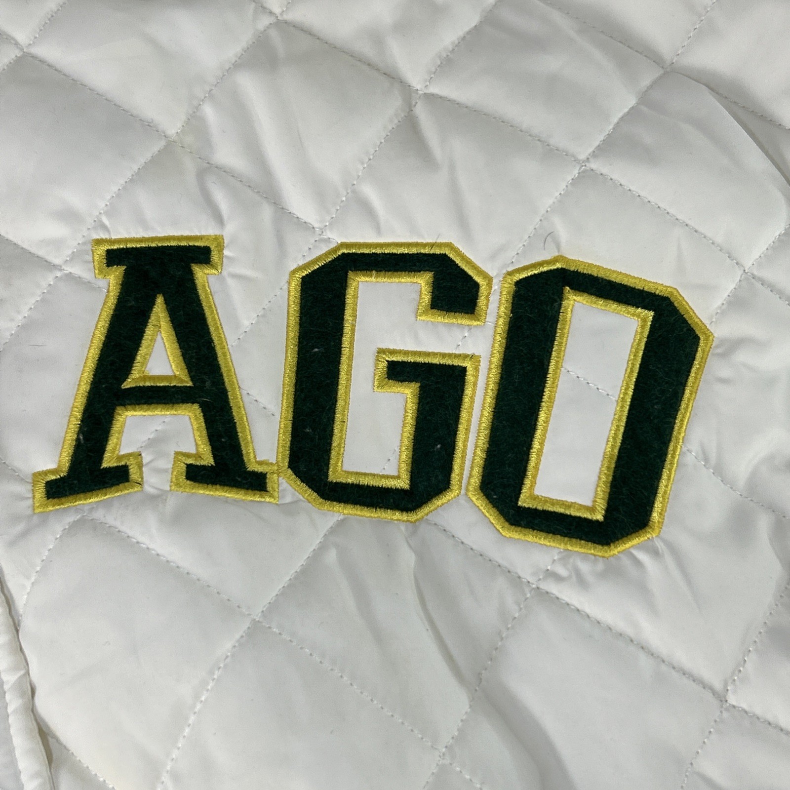 MISSGUIDED Bomber Varsity Jacket Embroidered Quil… - image 5