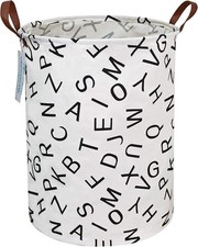 Laundry Basket Canvas Fabric Collapsible Organizer Basket for Storage Bin Toy