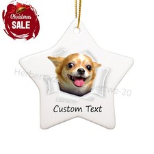 Personalized Name Chihuahua Ornaments For Christmas Tree - Chihuahua gifts -...