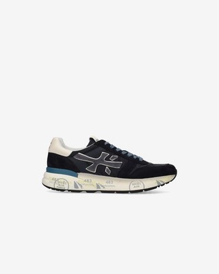 Premiata Men's Blue Suede Sneakers Art. MICK 7716