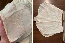 AUTHENTIC VTG 1920s 30s TAP PANT IVORY SILK HOLLYWOOD S Sz 34