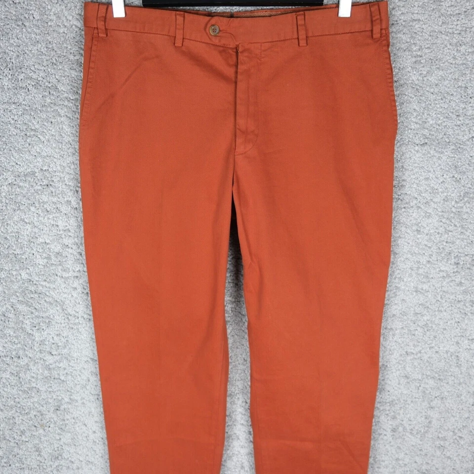 PANTALÓN HOMBRE PAL ZILERI CONCEPT ITALIA CASUAL CHINO W30 L32 NARANJA LUX CLÁSICO Foto 2 de 4