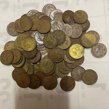 Vintage Korean Bank 5 Won Coin from 1970 - Collectible, Used Condition