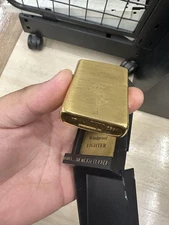 Gold Windproof Lighter Used Gold Color Windshield Lighter