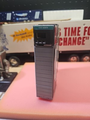 Allen Bradley 1747-AENTR /A SLC 500 2-Port ENet/IP Adapter Real Pictures 2023
