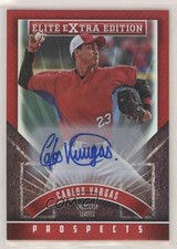 2015 Panini Elite Extra Edition Prospects Auto Carlos Vargas #188 Auto no9