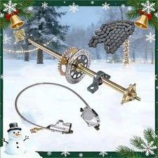 29" 32" 44" Go Kart Rear Live Axle Kit, Sprocket Hub Brake Assembly chain Disc