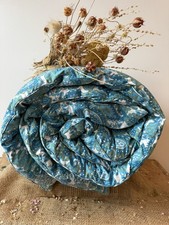 Vintage Retro Paisley Eiderdown - Feather Filled Stunning Condition 