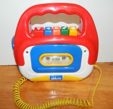 Vintage 1997 CHICCO Cassette Player w/ Microphone; Player Tested/Works