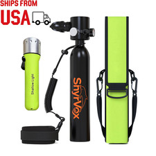 0.5L Mini Scuba Tank Portable Underwater Breathing System, 6-10 Mins Dive Time