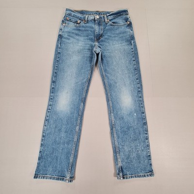 Levis 514 Herren Jeans Blau W32 L30 Straight Leg Slim Fit Stretch Denim