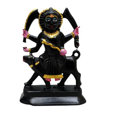 Lord Kaal Bhairav Statue 6.5'' inch God Marble Mahakal Bhairav Murti | Diwali ...