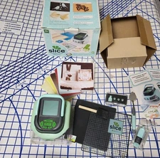 Slice  Cordless Digital Design Cutter: Lime Green Teal Aqua 