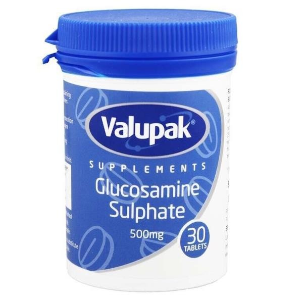 Valupak Glucosamine Sulphate 500mg 30 Tablets