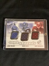 2001 -DREW BREES- Fleer Legacy TRIPLE THREADS Rookie Relic Insert Card - RC. rookie card picture