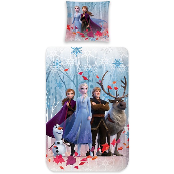 Frozen Die EisköNigin Team BettwäSche 100% Baumwolle Biber 135X200 Cm 80X80 Cm-image