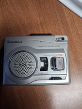 Vintage Radio Shack CTR-112 Handheld VOX Cassette Tape Recorder Tested Works